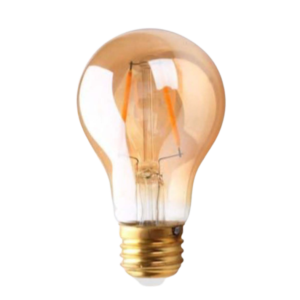4W Vintage LED Filament Light Bulb E27 - A60 Amber