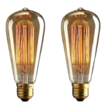 4W Vintage LED Filament Light Bulb E27 - st64 Amber