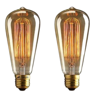 4W Vintage LED Filament Light Bulb E27 - st64 Amber