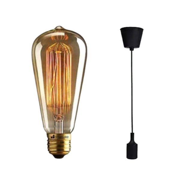 Filament bulb with holder